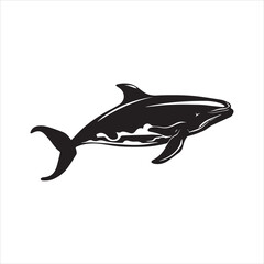 Obraz premium silhouette of a dolphin,fish, dolphin, shark, animal, sea, vector, ocean, water, illustration, cartoon, logo, silhouette, fin, nature, mammal, marine, underwater, swimming, tattoo, blue, art,
