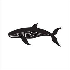Fototapeta premium silhouette of a dolphin,fish, dolphin, shark, animal, sea, vector, ocean, water, illustration, cartoon, logo, silhouette, fin, nature, mammal, marine, underwater, swimming, tattoo, blue, art,