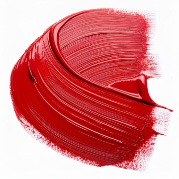recommend clip art: red paint brush line isolated on white bright red color brush stroke swipe sample on transparent background