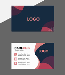 luxury and elegant modern corporate business card vector design concept
