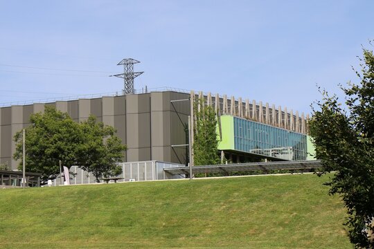 Le parc des expositions de la Beaujoire, vue de l'ext&eacute;rieur, ville de Nantes, d&eacute;partement de la Loire Atlantique, France