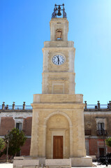 Fototapeta premium The Clock Tower of Ginosa, Puglia, Italy
