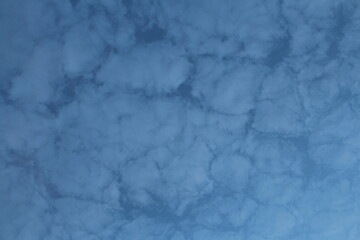 A blue sky with clouds