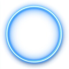neon circle frame
