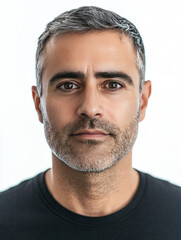 Obraz premium Portrait from young smart confident Man