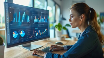 Business professionals worldwide collaborating through digital channels, focusing on customer service, data exchange, and global outsourcing