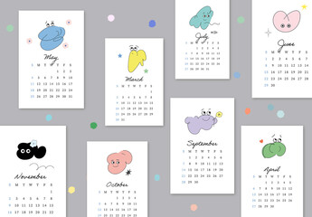 Fun Calendar 2025 Layout