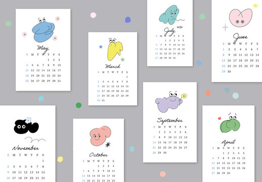 Fun Calendar 2025 Layout