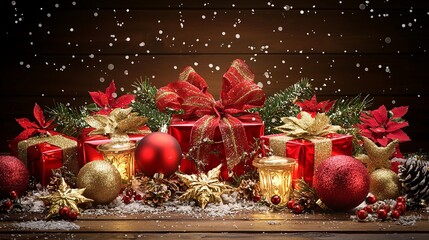 christmas colorful festive background