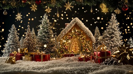 christmas colorful festive background