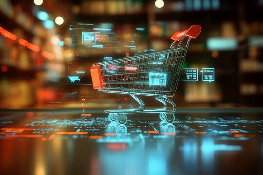 Ecommerce investment strategy, entrepreneur leveraging big data and stock market insights to attract investors for business success