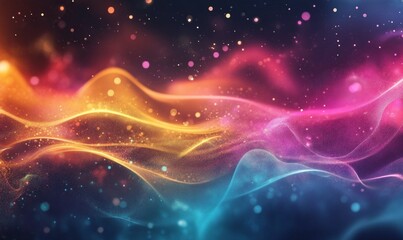 Abstract trendy holographic background