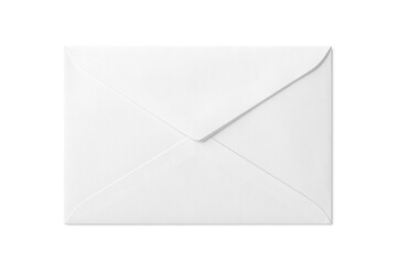 Paper envelope mockup isolated on a transparent background, PNG. High resolution. 