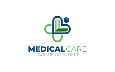 Illustration graphic vector of health and medical care logo design template
