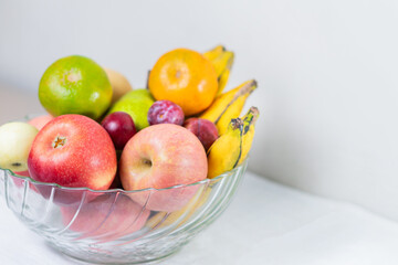 Colorful Fresh Fruit Bowl