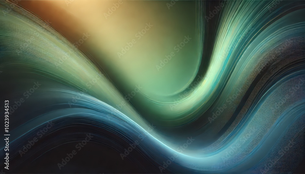 Poster A dynamic blend of colors flows seamlessly, evoking a sense of calm and depth. The soft curves and gradients generate a soothing atmosphere that invites exploration