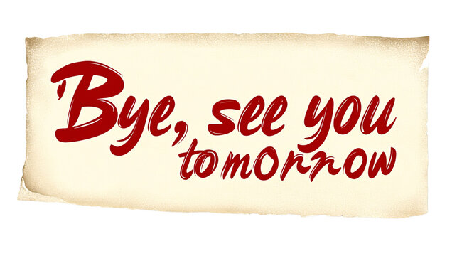 see you tomorrow clipart