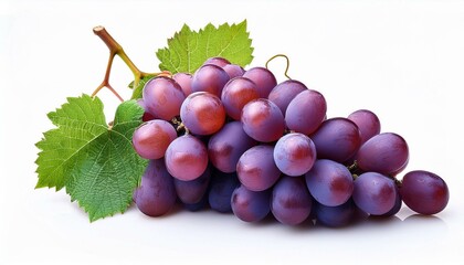 Obraz premium Grapes isolated on a white background