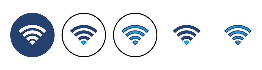 Wifi icon vector. signal vector icon. Wireless  icon vector