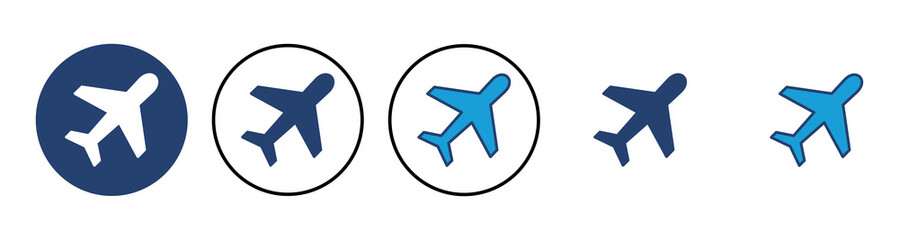 Plane icon vector. Airplane icon vector. Flight transport symbol. Travel illustration. Holiday symbol