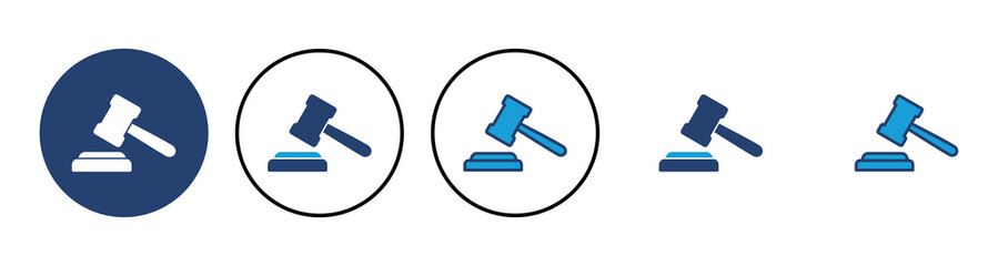 Gavel icon vector. judge gavel icon vector. law icon vector. auction hammer