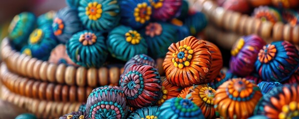 Handmade Wooden Crafts, vibrant colors, close-up, creative process, photography