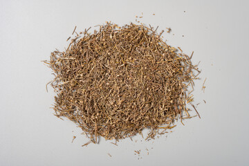 top view herb BaiHuaSheSheCao or Hedyotidis Herba or Spreading Hedyotis Herb