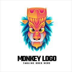 Monkey Logo Template