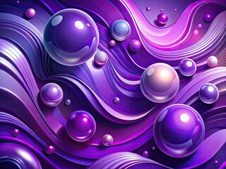 Abstract Modern Flowing Purple Background for Artistic and Creative Projects