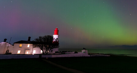 Aurora borealis taken at South Shields
