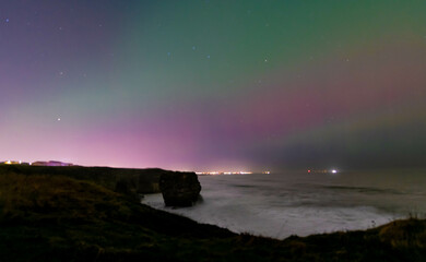 Aurora borealis taken at South Shields