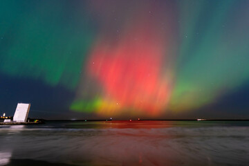 Aurora borealis taken at South Shields