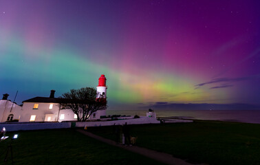 Aurora borealis taken at South Shields