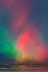 Aurora borealis taken at South Shields