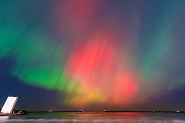 Aurora borealis taken at South Shields