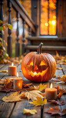 Obraz premium halloween pumpkin