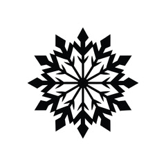 Beautiful snowflake vector illustration perfect for winter designs, prints, and holiday.