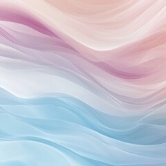 Obraz premium A soft, abstract wave pattern in pastel colors, evoking a sense of calm and tranquility.