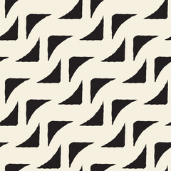 Vector geometric seamless pattern with zigzag shapes