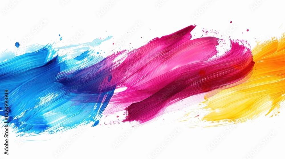 Poster Vibrant Color Swirls for Creative Designs