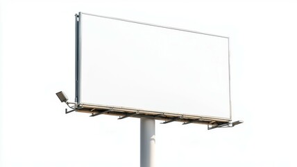 Obraz premium Billboard Mockup. Isolated PNG, design template. Advertisement or project object.