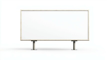 Obraz premium Billboard Mockup. Isolated PNG, design template. Advertisement or project object.
