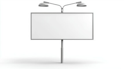 Billboard Mockup. Isolated PNG, design template. Advertisement or project object.