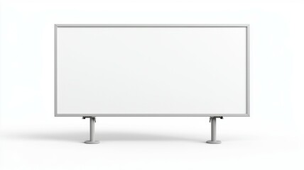 Fototapeta premium Billboard Mockup. Isolated PNG, design template. Advertisement or project object.