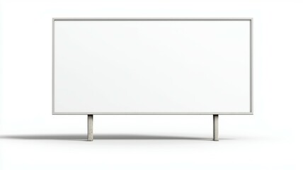 Obraz premium Billboard Mockup. Isolated PNG, design template. Advertisement or object for a project.