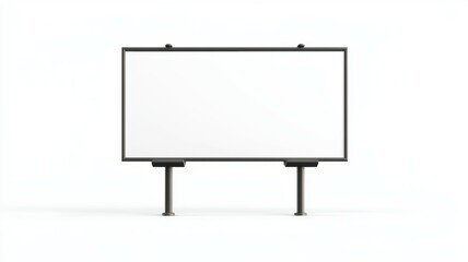 Billboard Mockup. Isolated PNG, design template. Advertisement or object for a project.