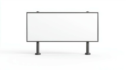 Obraz premium Billboard Mockup. Isolated PNG, design template. Advertisement or object for a project.