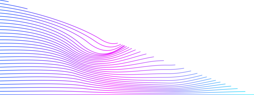 Corner line mesh wave gradient design element vector