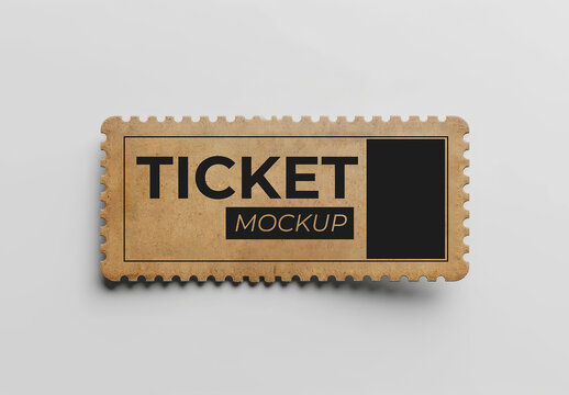 Ticket Mockup Template