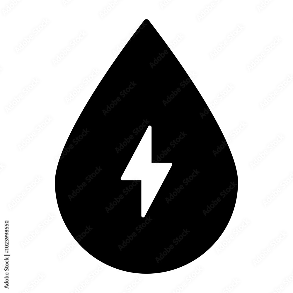 Canvas Prints water energy icon 